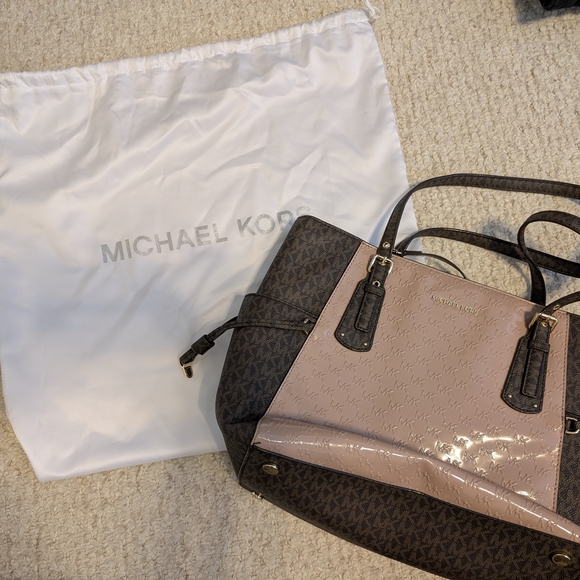 Michael Kors Pink and Brown Women´s Bag